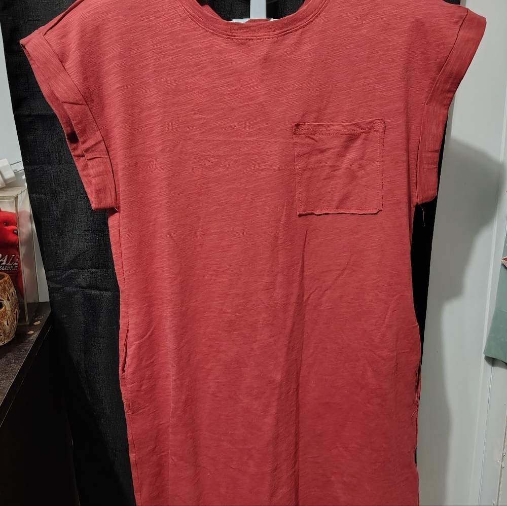 Casual Red Women's Dress